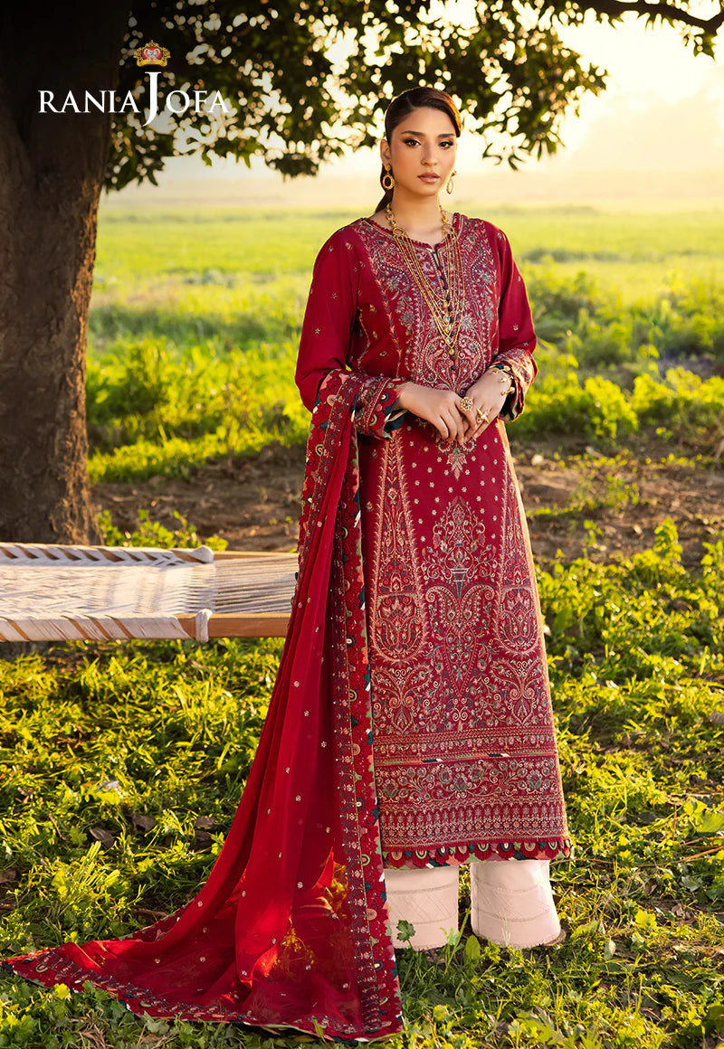 Asim Jofa Luxury Lawn 2025 | AJELL-06