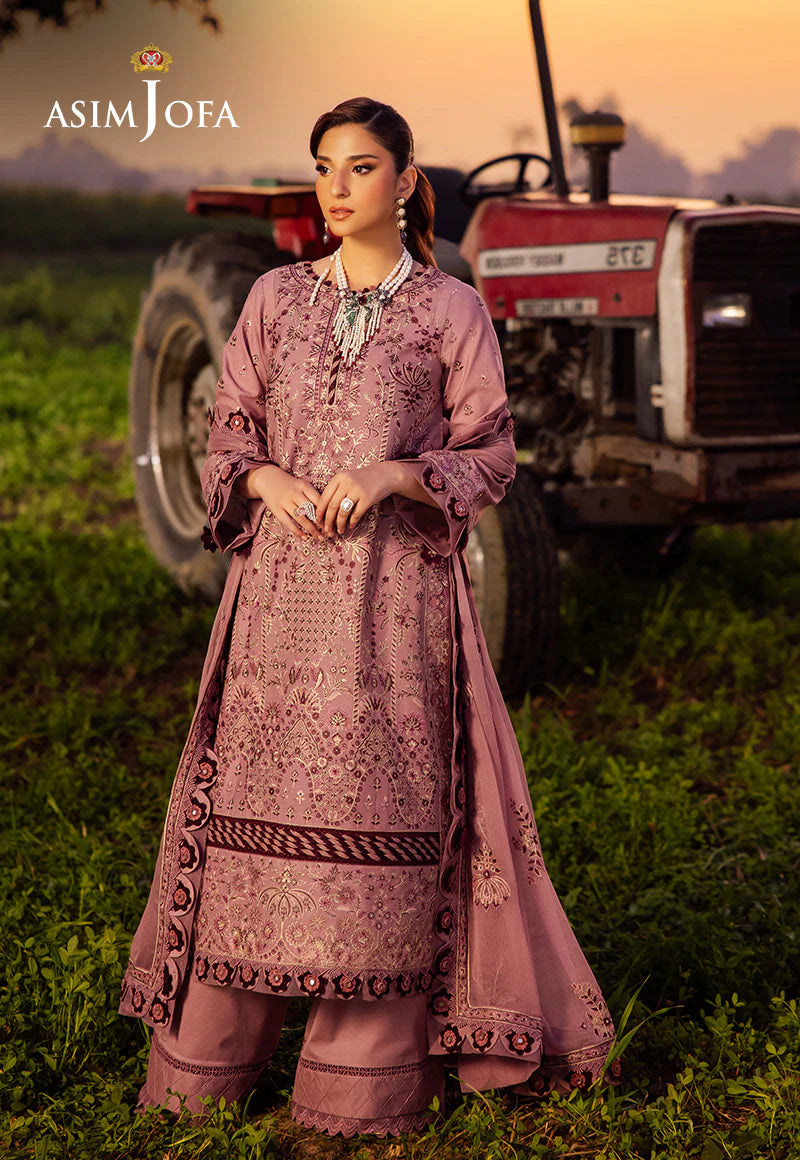 Asim Jofa Luxury Lawn 2025 | AJELL-02