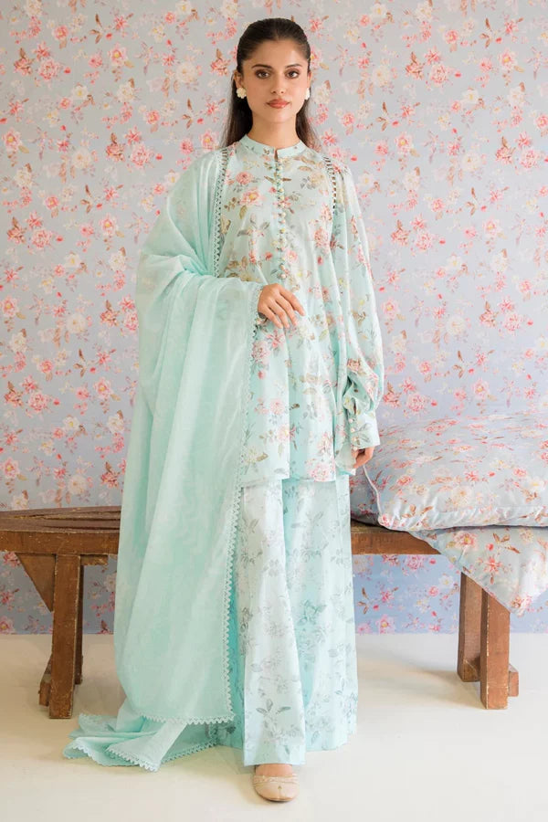 Petals & Prints by Cross Stitch | CAROLINA GRACE-3PC PRINTED LAWN SUIT