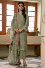 Cross Stitch Mahiri Unstitched Embroidered Vol-VI | Ethereal smoke