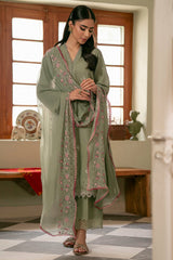 Cross Stitch Mahiri Unstitched Embroidered Vol-VI | Ethereal smoke