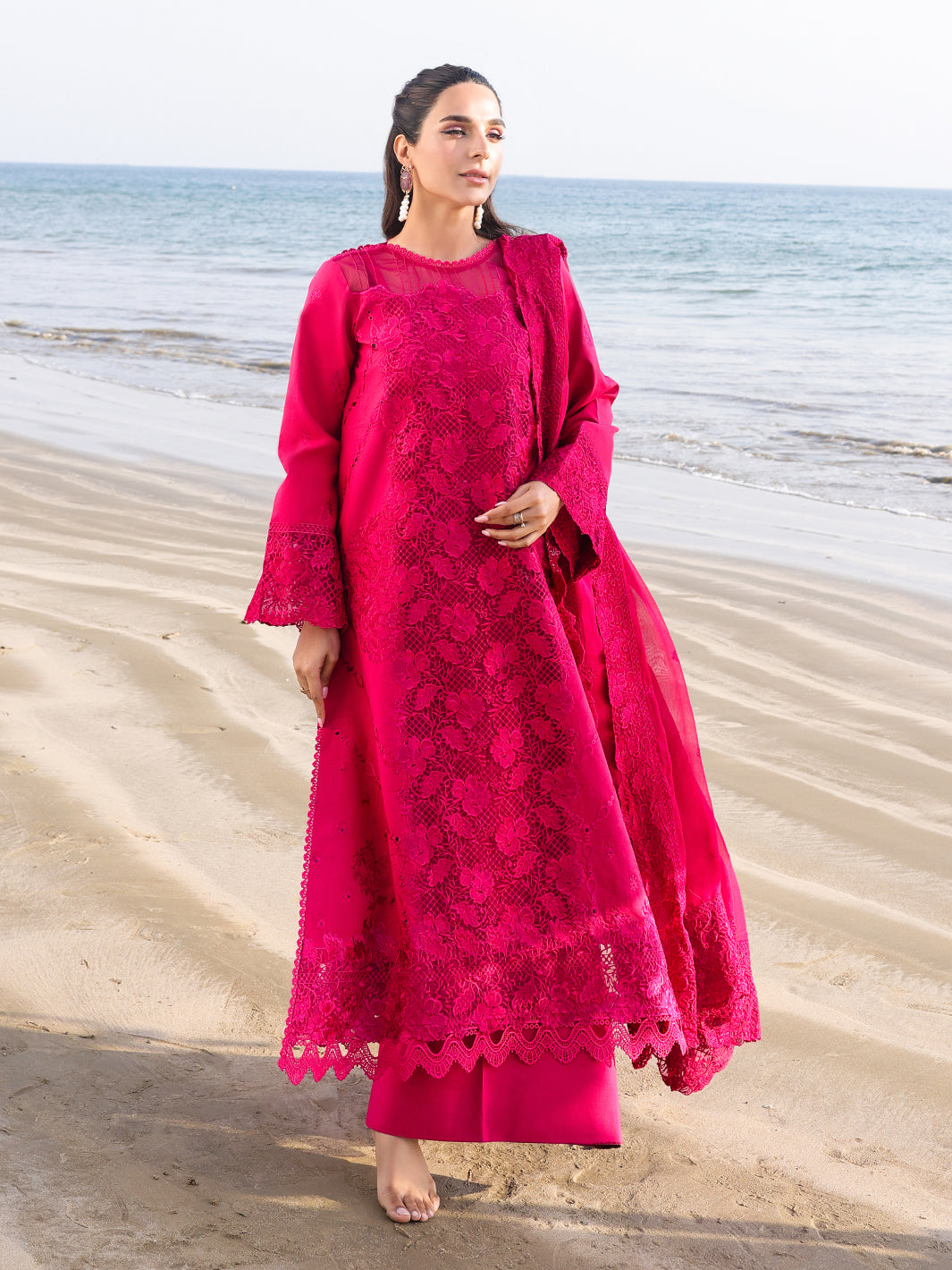 Marine Luxury Lawn 2025 by Faiza Faisal | AROHA