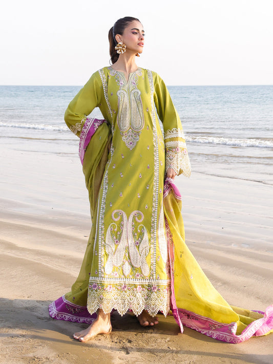 Marine Luxury Lawn 2025 by Faiza Faisal | HINA