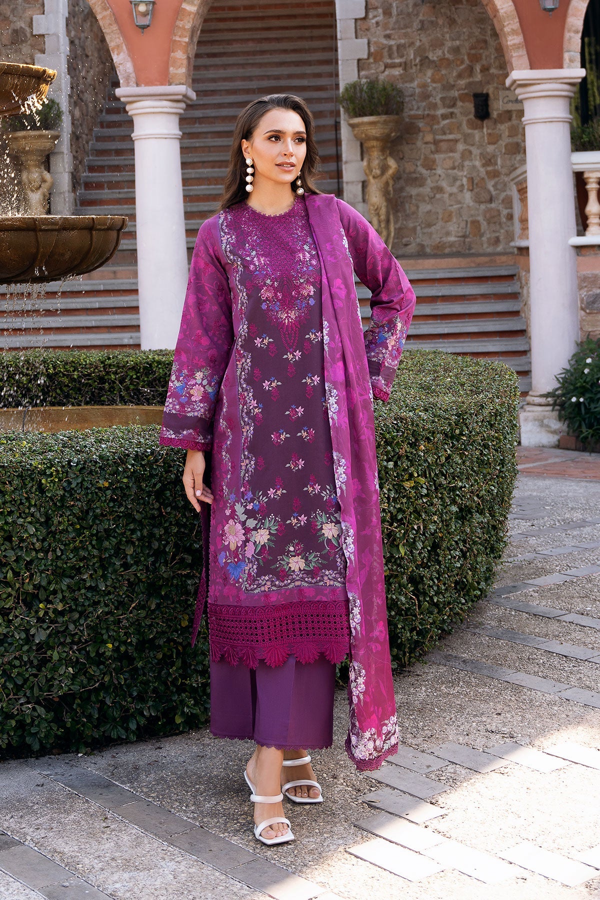 Damask Lawn by Afrozeh | Eden B