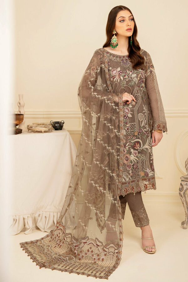Ramsha Semi Stitch Minhal vol 7 | M-710
