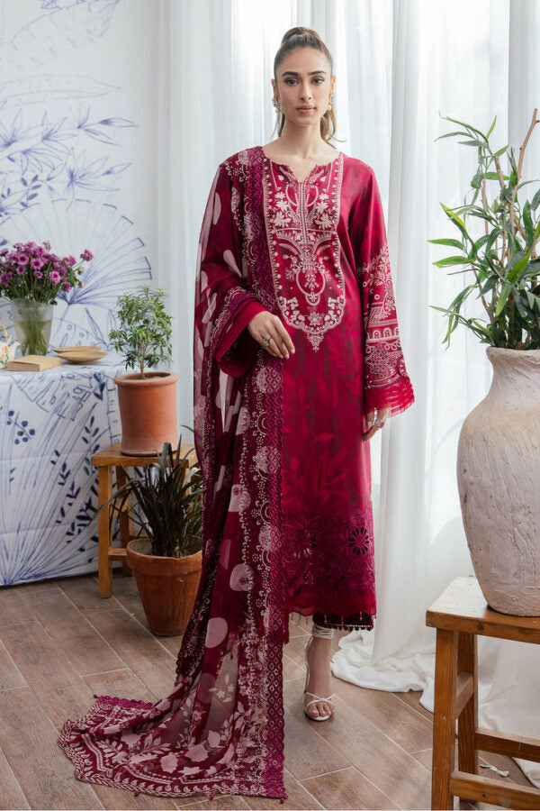 Nureh Gardenia Embroidered Collection 23 | NSG-124