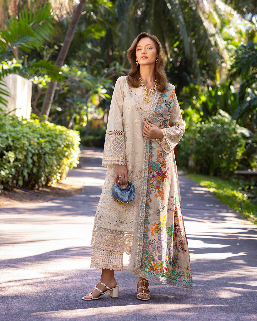 Tara Sutaria X Faiza Saqlain Lawn 2025 | Delilah