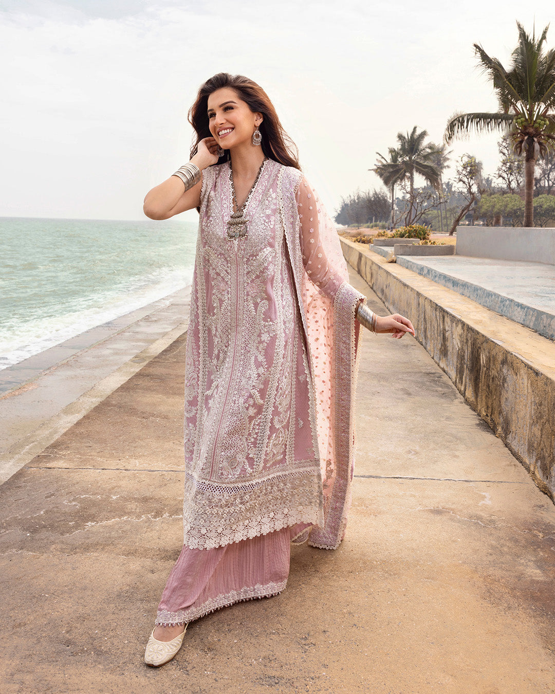 Tara Sutaria X Faiza Saqlain Lawn 2025 | Amaryllis