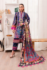 Queen’s Court Silk Dupatta Lawn by Jade 2024