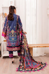 Queen’s Court Silk Dupatta Lawn by Jade 2024