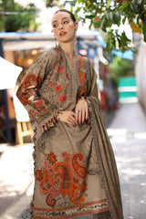 Aniq V1 Linen 2026 Charizma | 3-PC Unstitched Embroidered Linen ANCollection W7-04– 29A3736