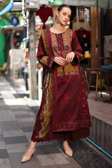 Aniq V1 Linen 2026 Charizma | 3-PC Unstitched Embroidered Linen Collection ANW7-03