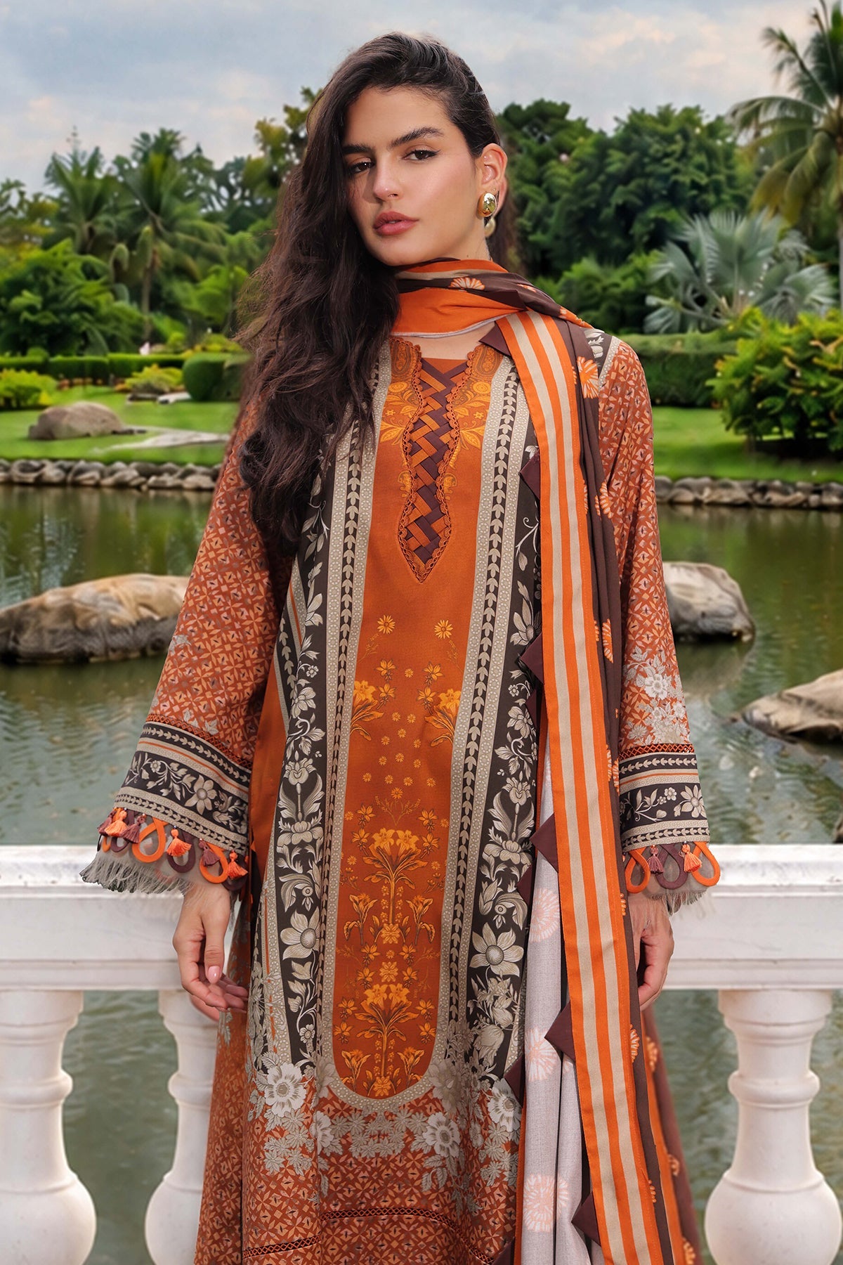 Charizma C Print Collection 3-PC Unstitched Linen Collection CPW6-11– 29A5174