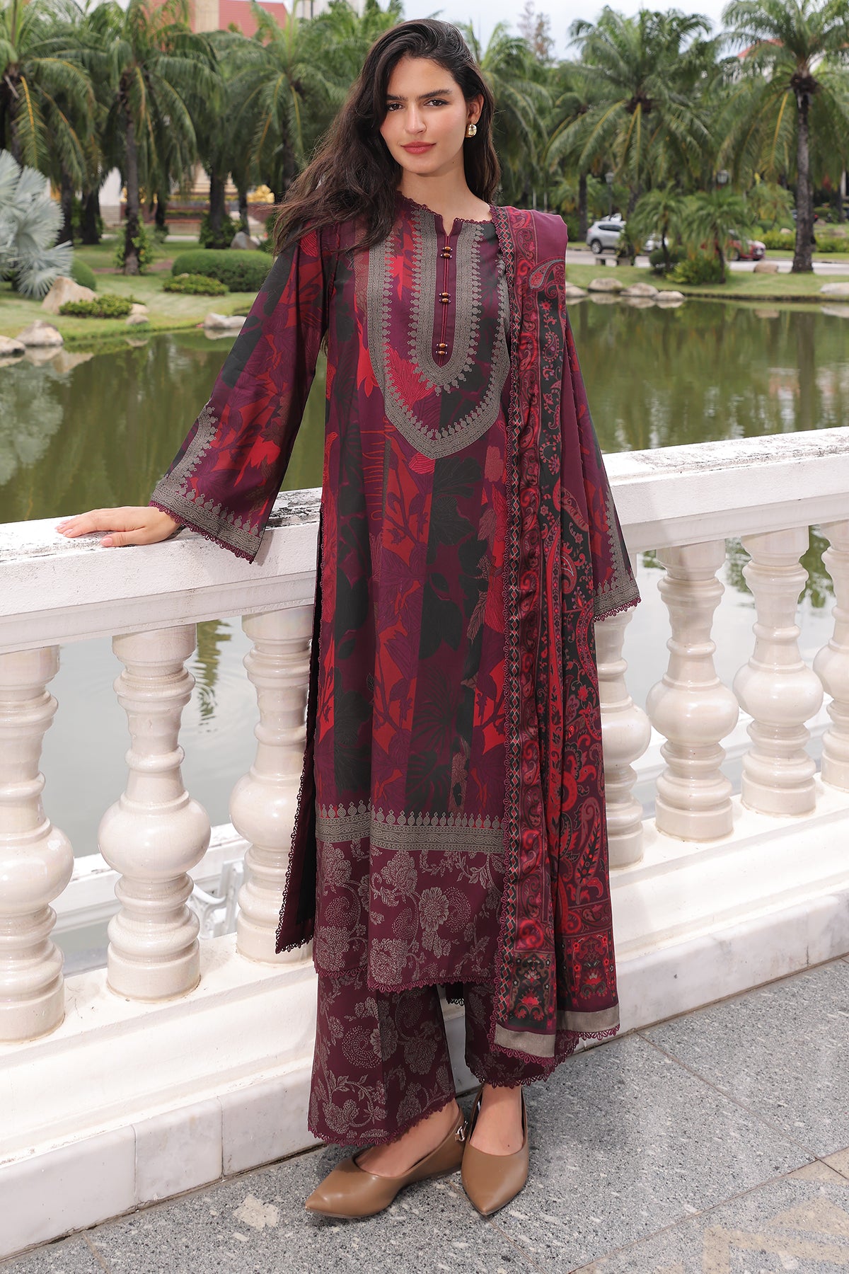 Charizma C Print Collection 3-PC Unstitched Linen Collection CPW6-12
