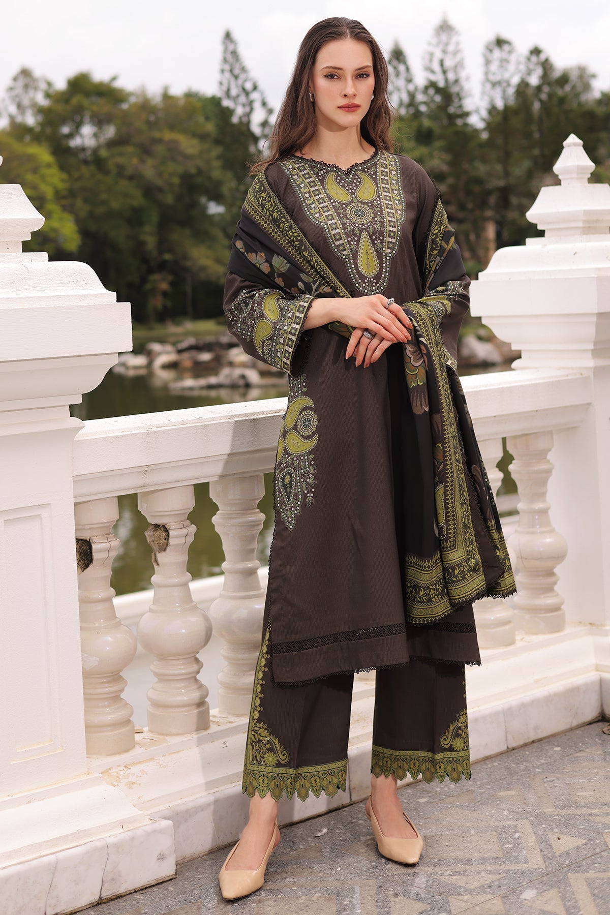 Charizma C Print Collection 3-PC Unstitched Linen Collection CPW6-14