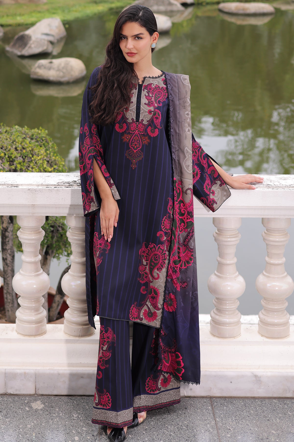 Charizma C Print Collection 3-PC Unstitched Linen Collection CPW6-15