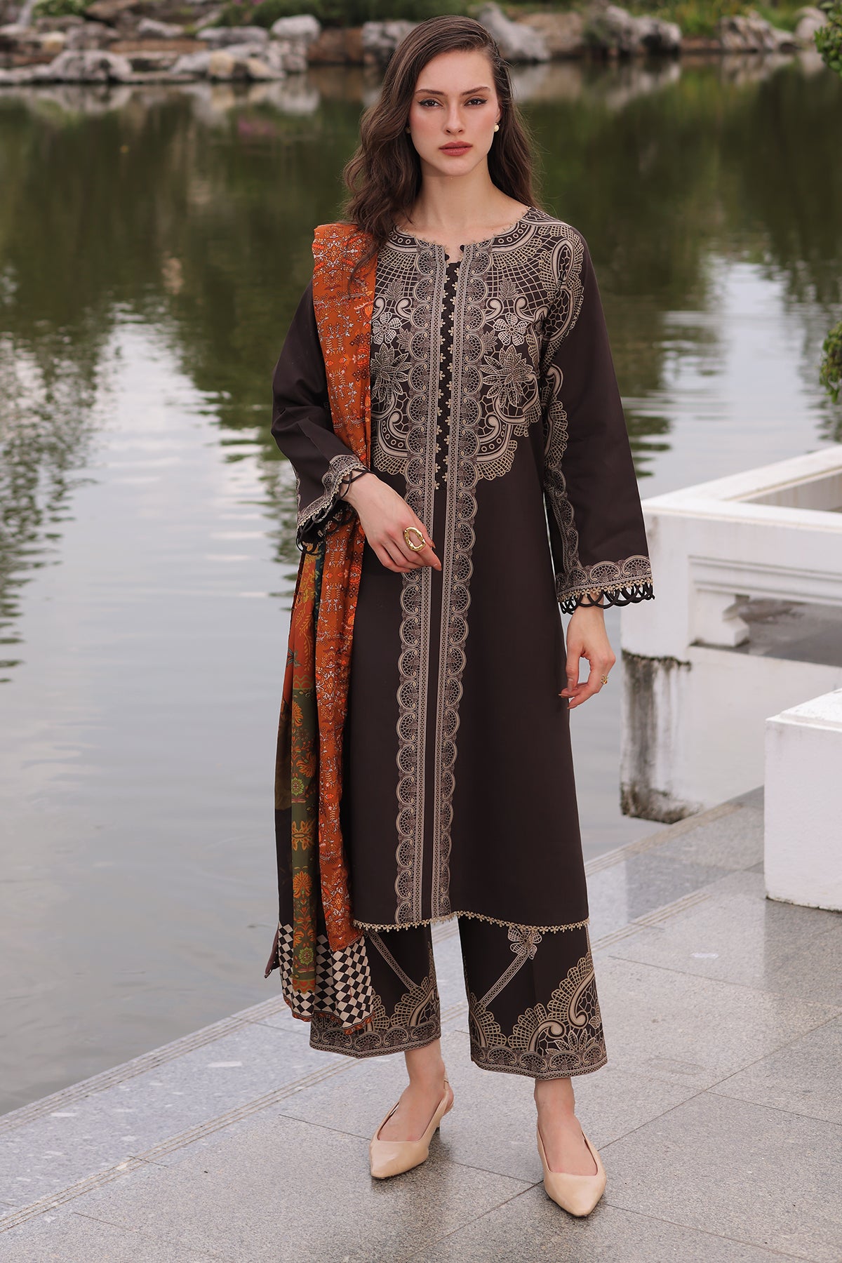 Charizma C Print Collection 3-PC Unstitched Linen Collection CPW6-16