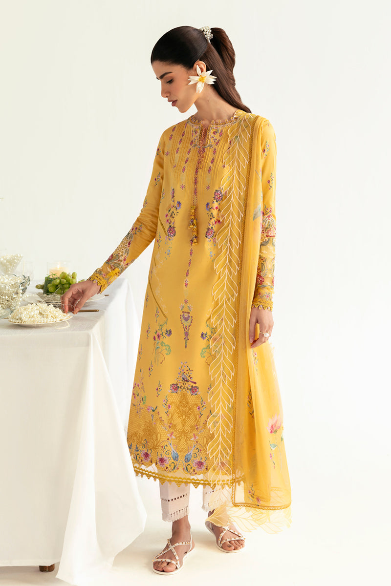 Qalamkar QPrints Unstitched Printed Lawn | 03B