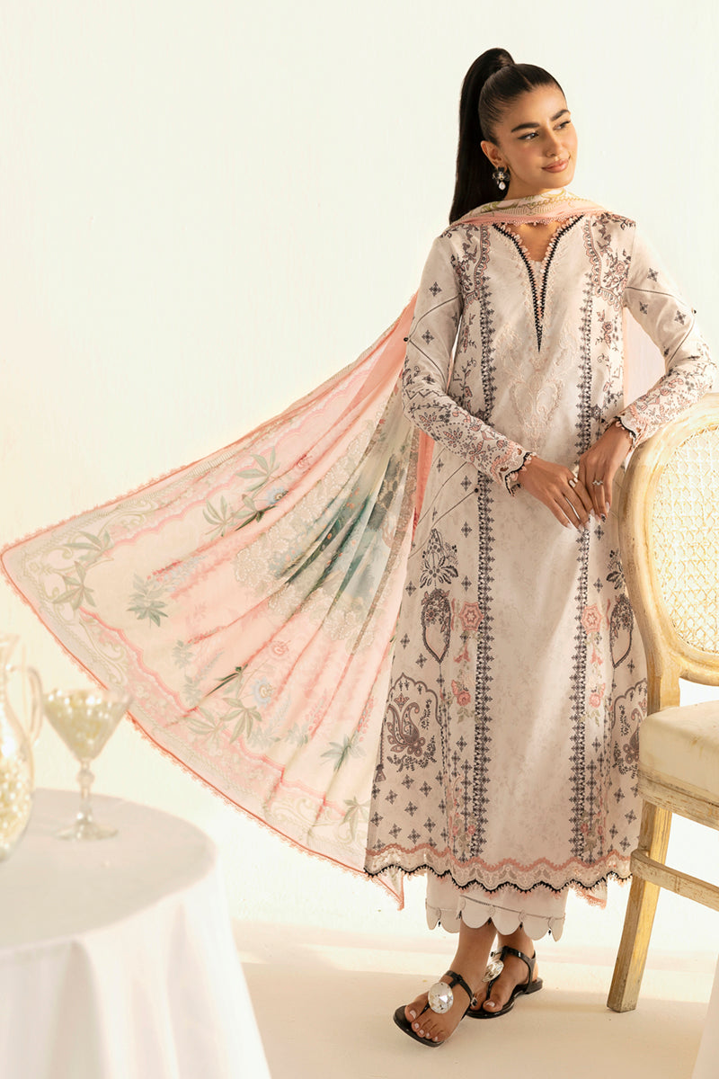 Qalamkar QPrints Unstitched Printed Lawn | 09A