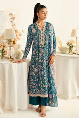 Qalamkar QPrints Unstitched Printed Lawn | 04B