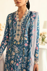 Qalamkar QPrints Unstitched Printed Lawn | 04B