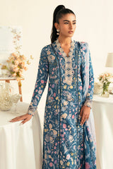 Qalamkar QPrints Unstitched Printed Lawn | 04B