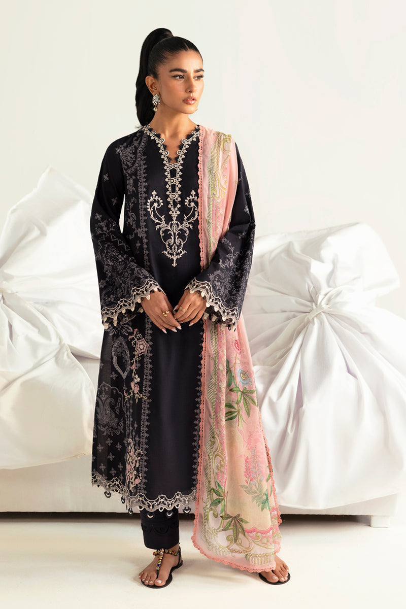 Qalamkar QPrints Unstitched Printed Lawn | 09B