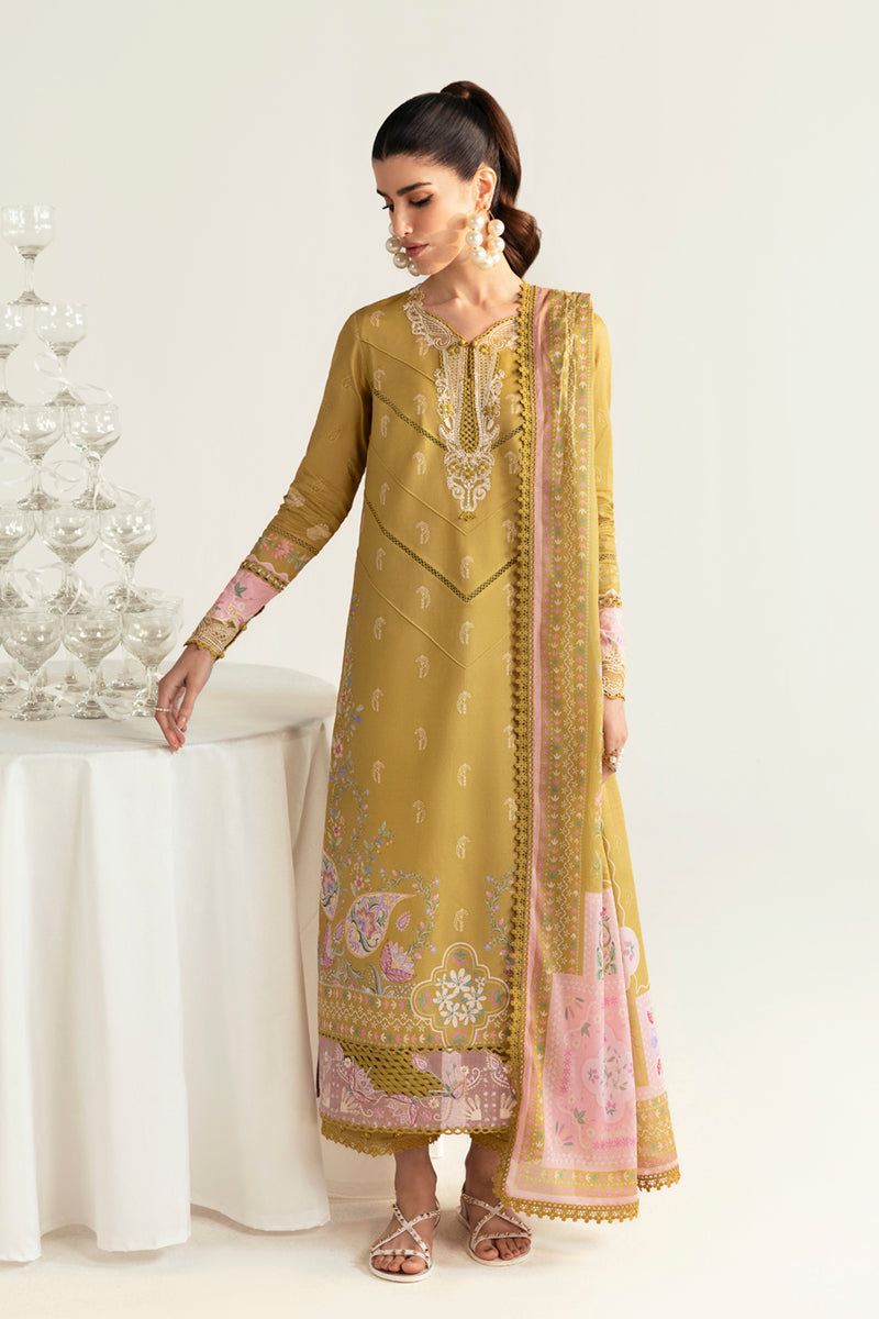 Qalamkar QPrints Unstitched Printed Lawn | 05A