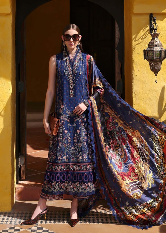 Elysia Luxury Lawn 2025 by Kanwal Malik | Azure