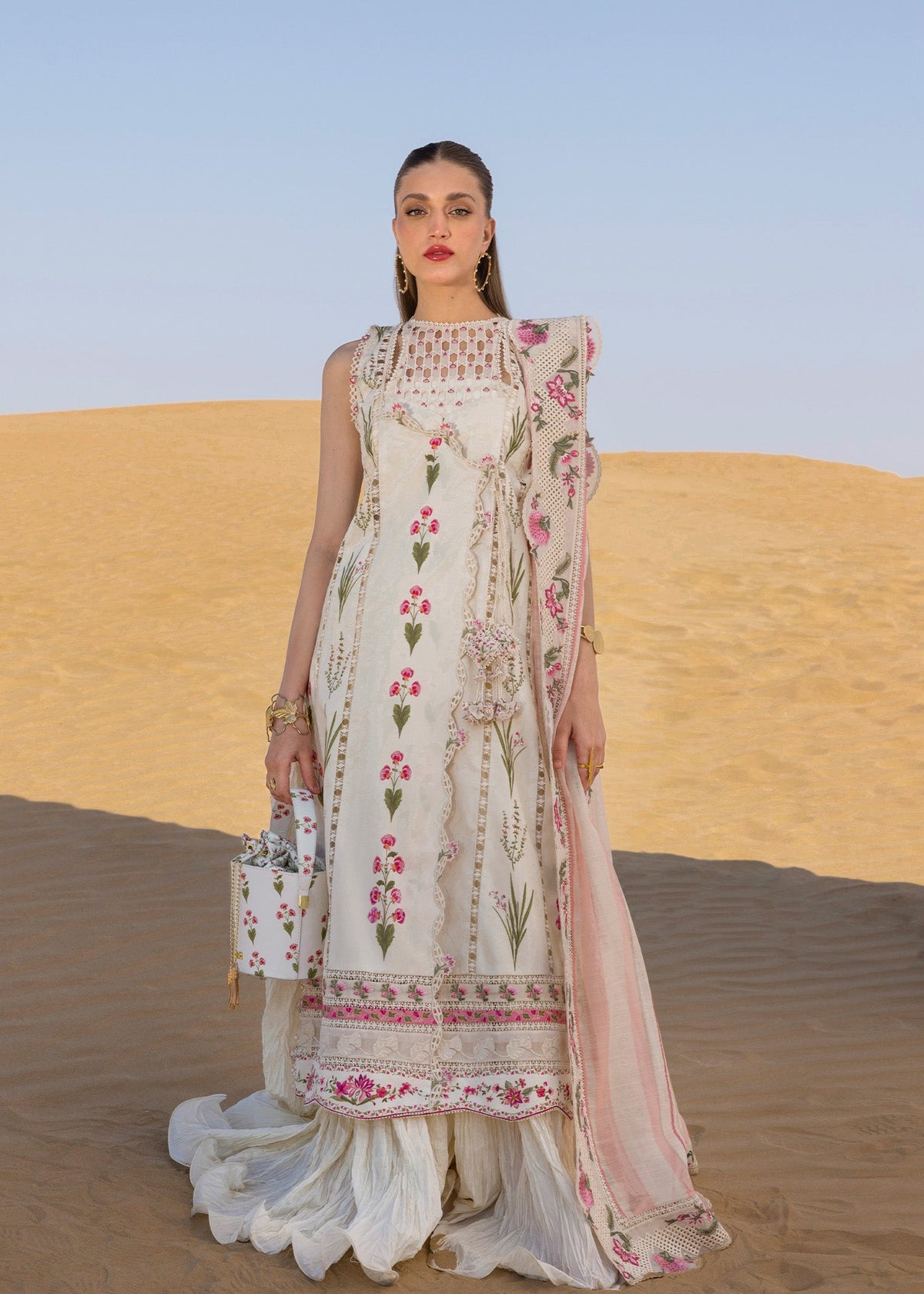 Crimson Summer Lawn 2025 by Saira Shakira | D9 B