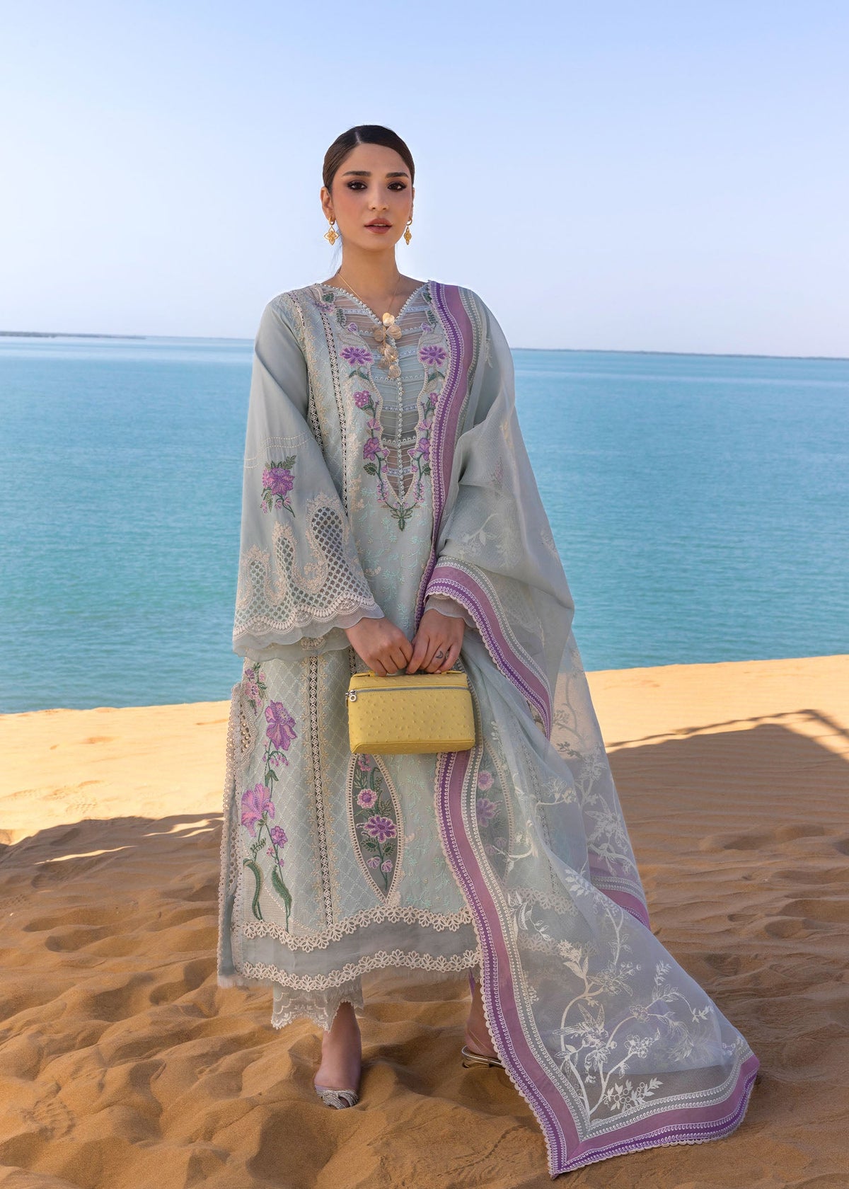 Crimson Summer Lawn 2025 by Saira Shakira | D2 A