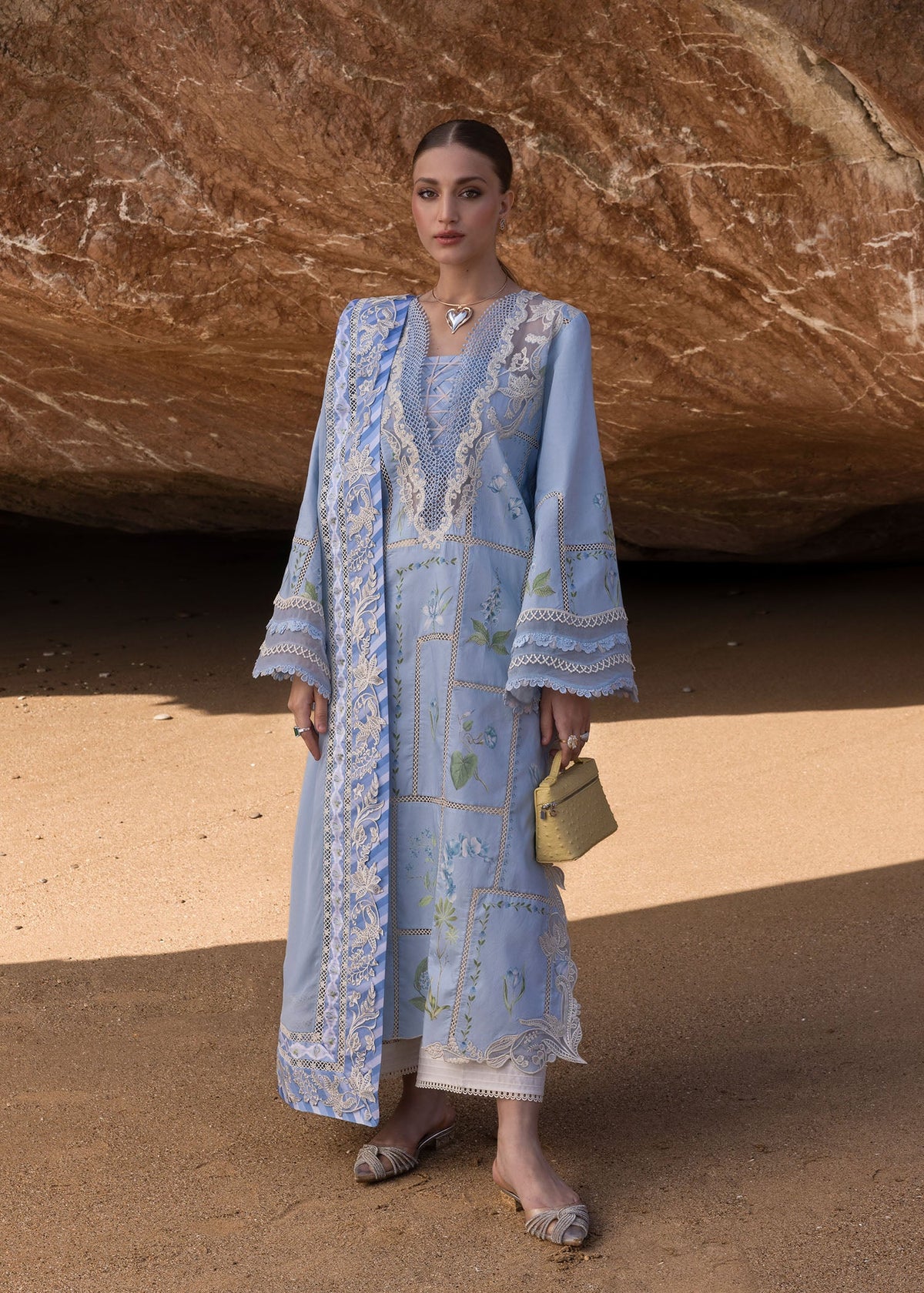 Crimson Summer Lawn 2025 by Saira Shakira | D7 B