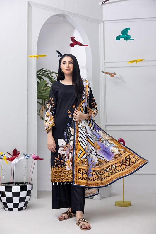 Salina Pop Printed Lawn