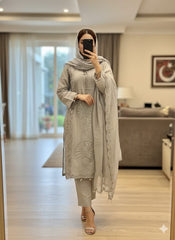 Readymade Kota Cotton Full Cutwork Suit