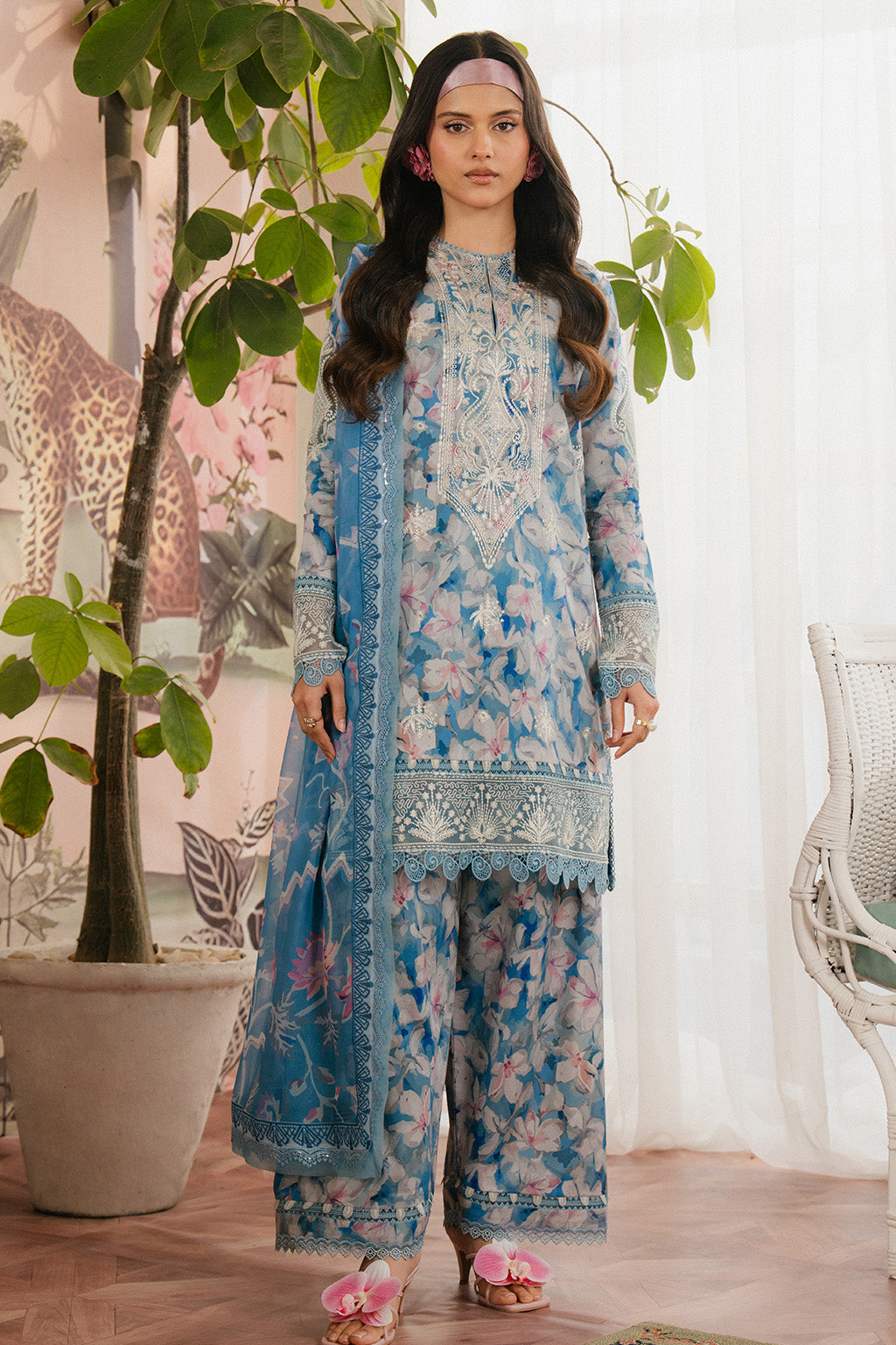 Armelia Printed Lawn 2025 by Ayzel | Scilla