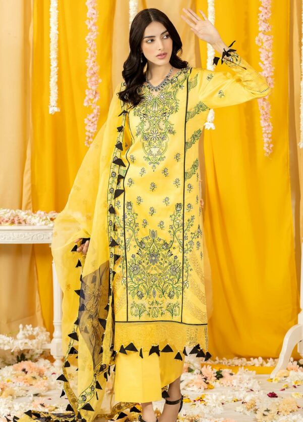 Ghazal By Humdum Embroidered Lawn HD23G D-06