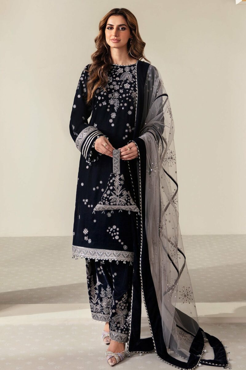Jazmin Embroidered Velvet Formal | Unstitched