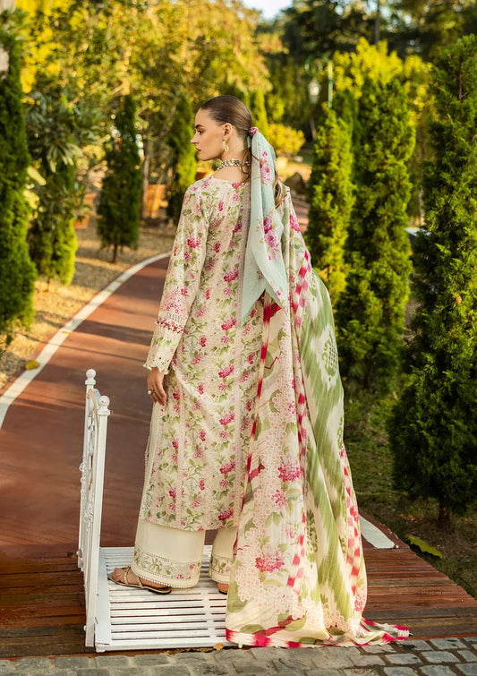 Elaf Print Chikankari Collection 2025 | ELK-02B