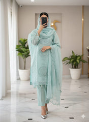 Readymade Kota Cotton Full Cutwork Suit