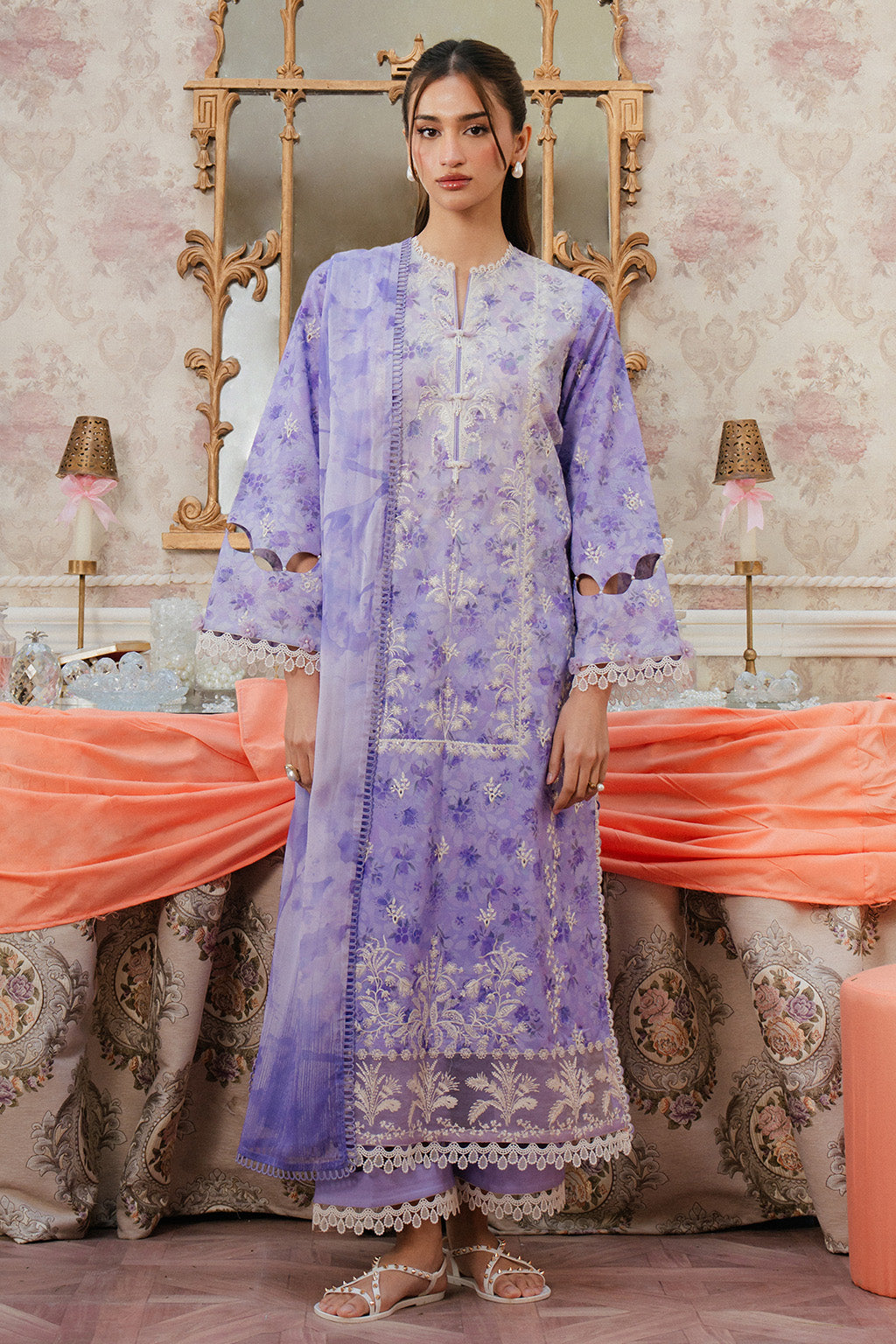 Armelia Printed Lawn 2025 by Ayzel | Delilah