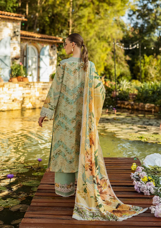 Elaf Print Chikankari Collection 2025 | ELK-06A
