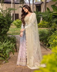 Tara Sutaria X Faiza Saqlain Lawn 2025 | Freesia
