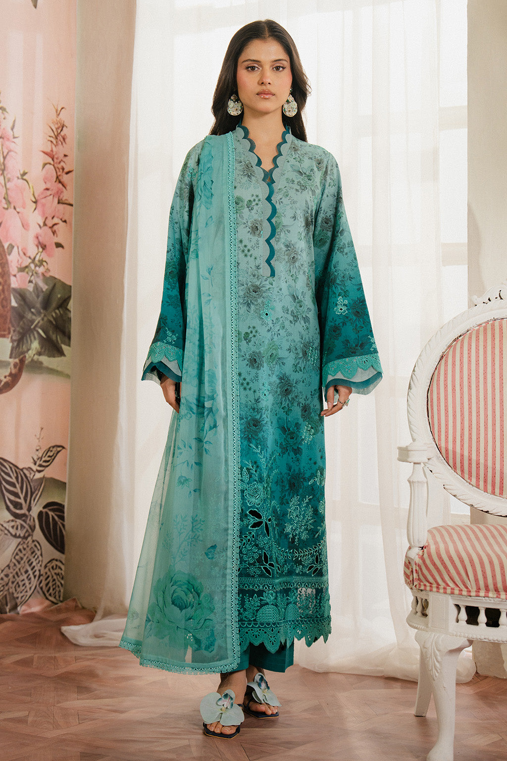 Armelia Printed Lawn 2025 by Ayzel | Esmera