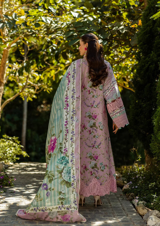 Elaf Print Chikankari Collection 2025 | ELK-03B (GZ-364)