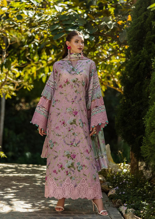Elaf Print Chikankari Collection 2025 | ELK-03B (GZ-364)