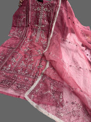 Readymade organza handwork suits