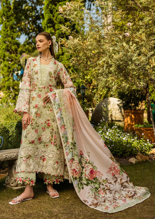 Elaf Print Chikankari Collection 2025 | ELK-04A