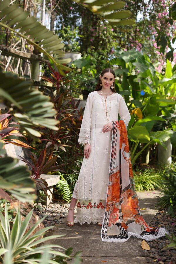 Noor Luxury Chikankari Lawn’24