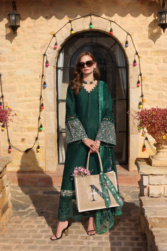 Noor Luxe Chikankaari 2025 by Saadia Aasad | D1-A