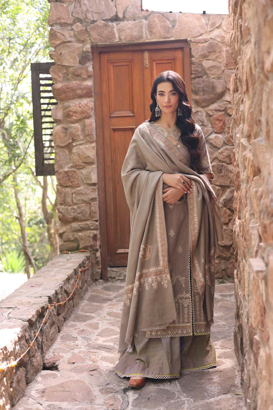 Winter Shawl 2024 Suzaankari by Saadia Aasad | D7